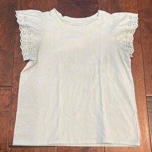 Cat & Jack Girls Eyelet Sleeve Top